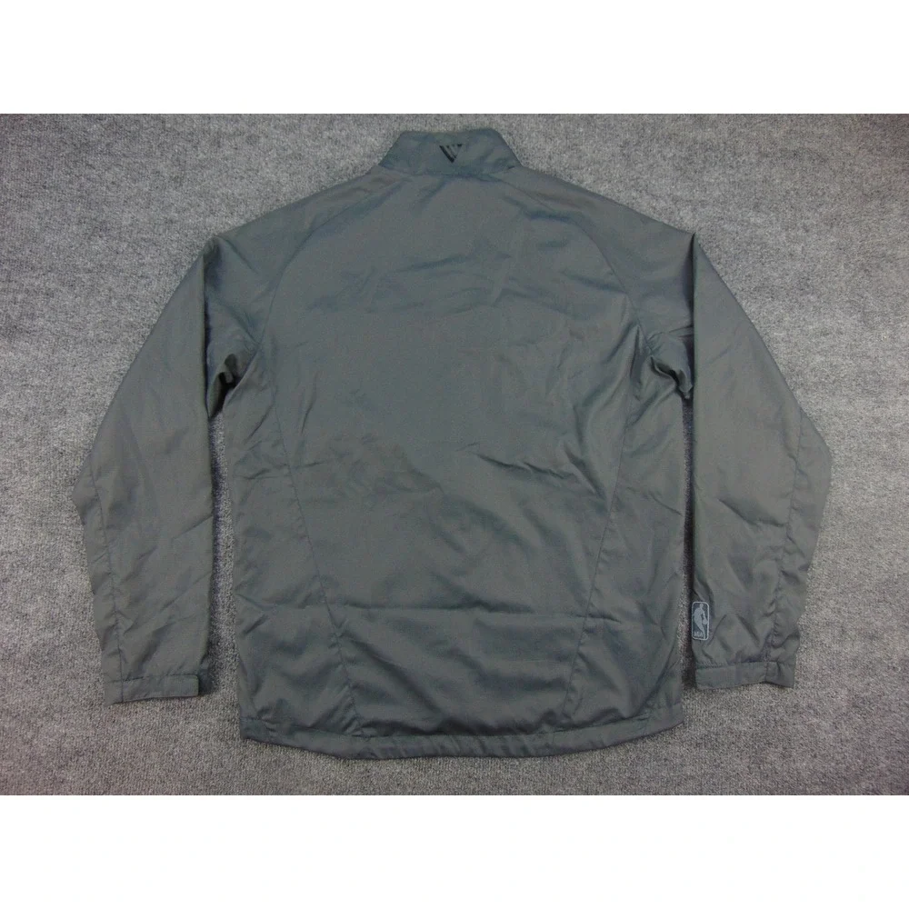 Atlanta Hawks Jacket Mens Small Levelwear‎ Gray Solid NBA Basketball Fan Gear